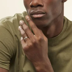 Alliance Harmonia Facetee Or Blanc