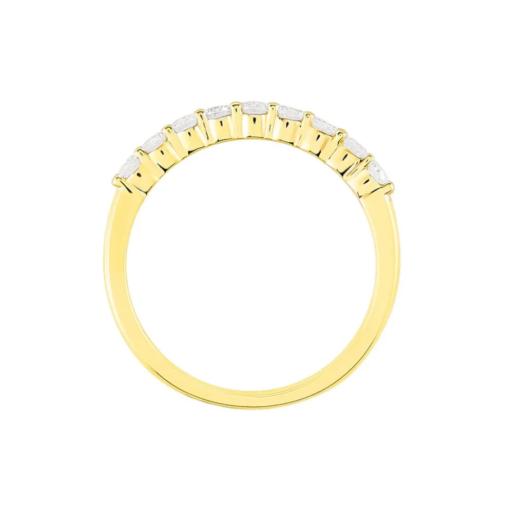 Alliance Hera Or Jaune Diamant