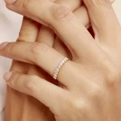 Alliance Hera Or Jaune Diamant