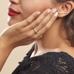 Alliance Hera Or Jaune Diamant