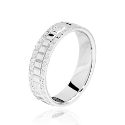 Alliance Herma Ruban Plat Or Blanc