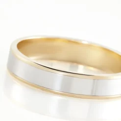 Alliance Hevan Ruban Or Bicolore