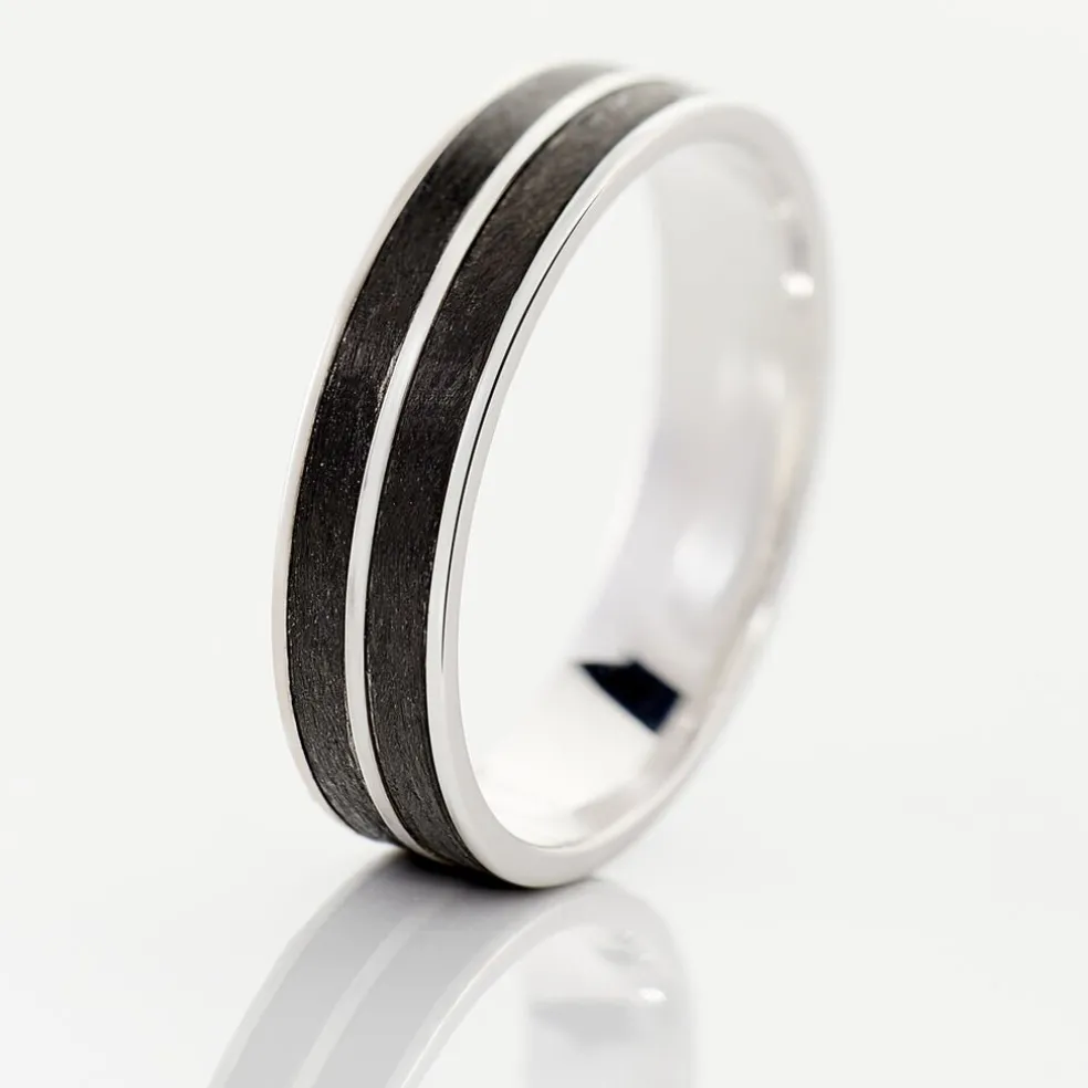 Alliance Ikhlas Ruban Plat Argent Blanc