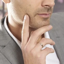 Alliance Jodelle Ruban Plat Or Bicolore