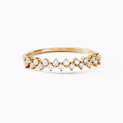 Alliance Jodene Or Jaune Diamant Synthétique