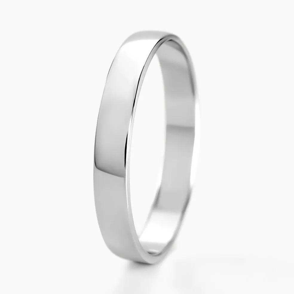 Alliance Julie Ruban Classique Or Blanc