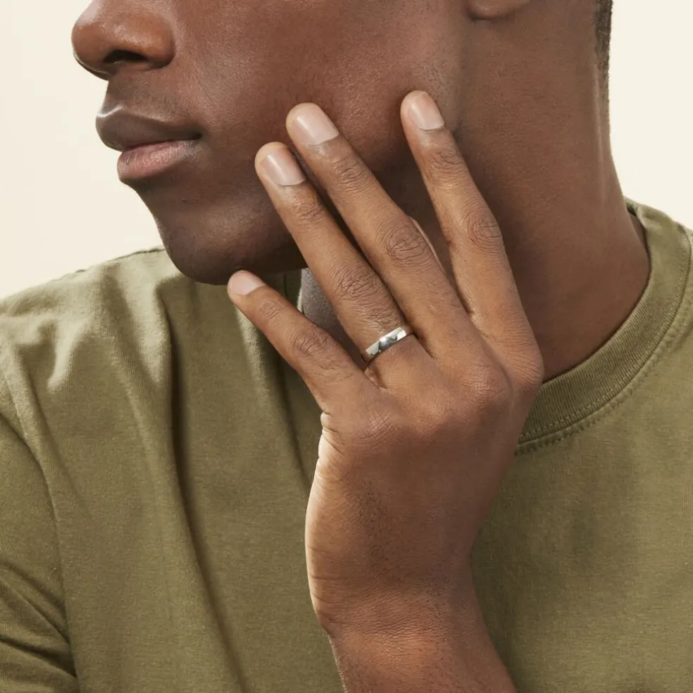 Alliance Julie Ruban Classique Platine Blanc