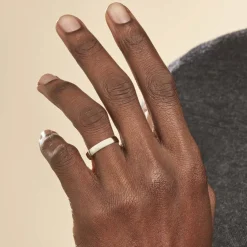 Alliance Julie Ruban Classique Platine Blanc