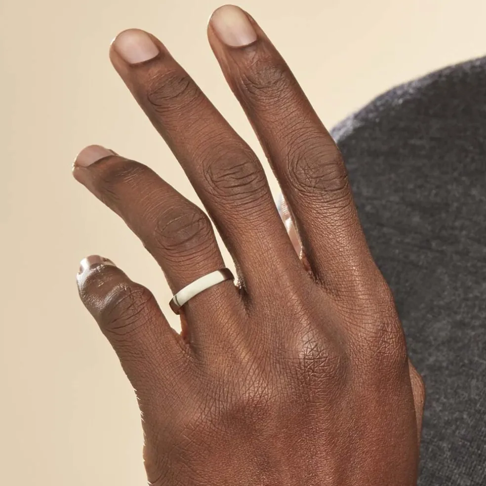 Alliance Julie Ruban Classique Platine Blanc