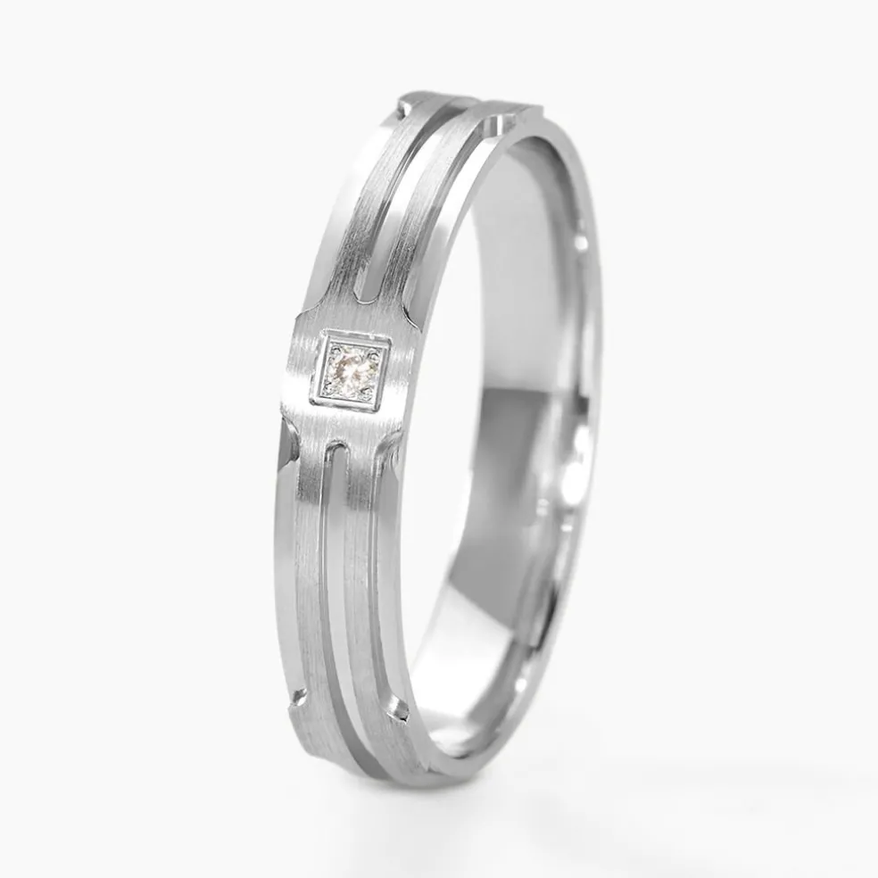 Alliance Kamil Argent Diamant