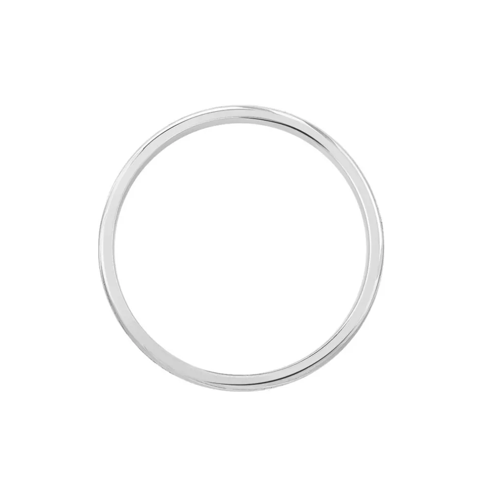 Alliance Ketly Ruban Plat Argent Blanc
