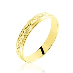 Alliance Laura Ruban Plat Or Jaune