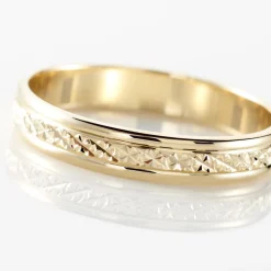 Alliance Laura Ruban Plat Or Jaune