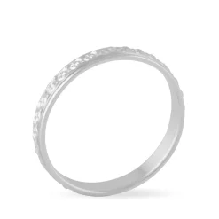 Alliance Laura Ruban Plat Or Blanc