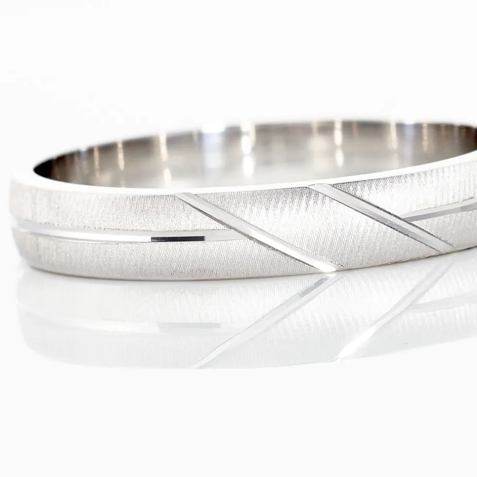 Alliance Lauria Ruban Plat Argent Blanc