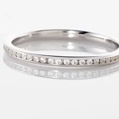 Alliance Laurie Tour Complet Or Blanc Diamant