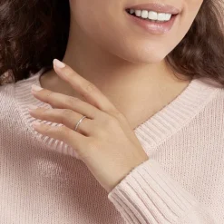 Alliance Laurie Tour Complet Or Blanc Diamant