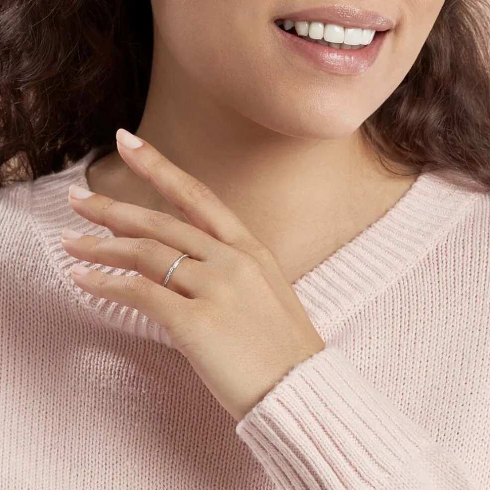 Alliance Laurie Tour Complet Or Blanc Diamant