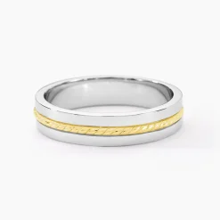 Alliance Leandro Ruban Argent Bicolore