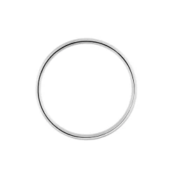 Alliance Liseret Central Ruban Plat Palladium Blanc