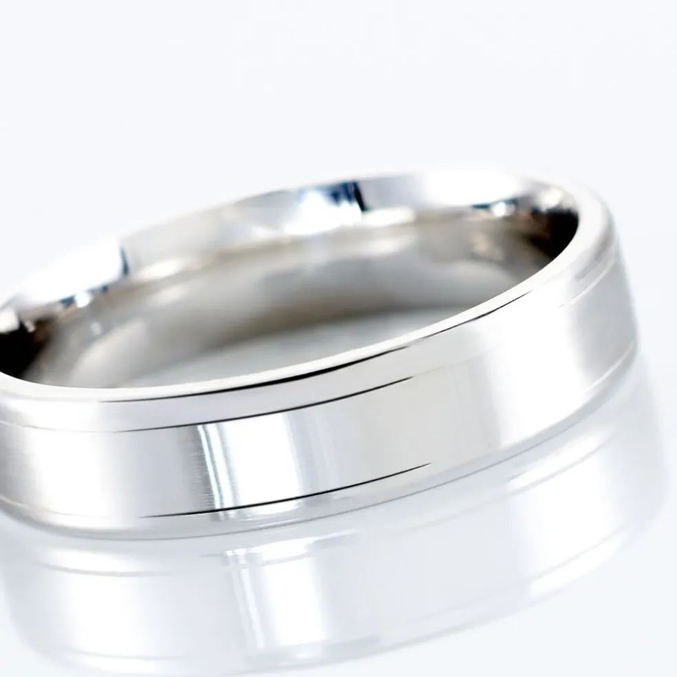 Alliance Mae-lou Ruban Plat Argent Blanc