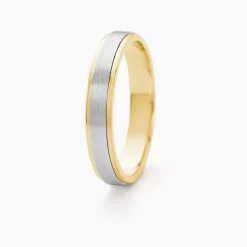 Alliance Markei Ruban Plat Or Bicolore