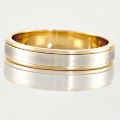 Alliance Markei Ruban Plat Or Bicolore