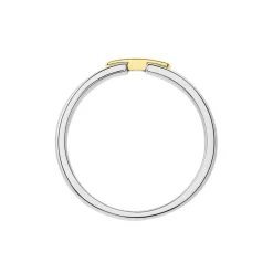 Alliance Marton Ruban Plat Or Bicolore