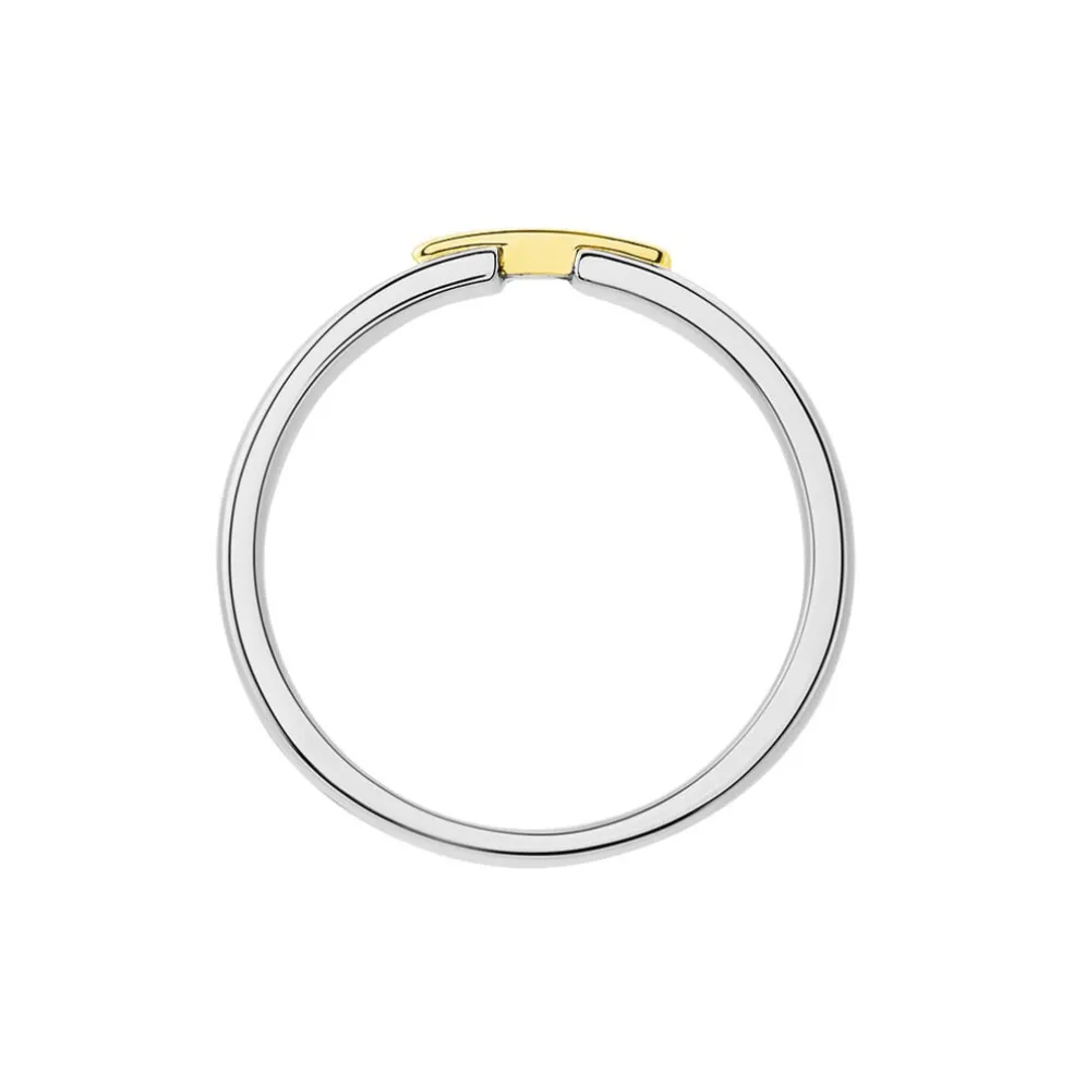 Alliance Marton Ruban Plat Or Bicolore