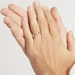 Alliance Marvin Demi Jonc Classique Or Bicolore