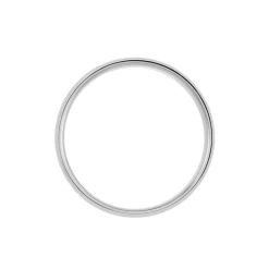 Alliance Marwan Ruban Bombé Or Blanc