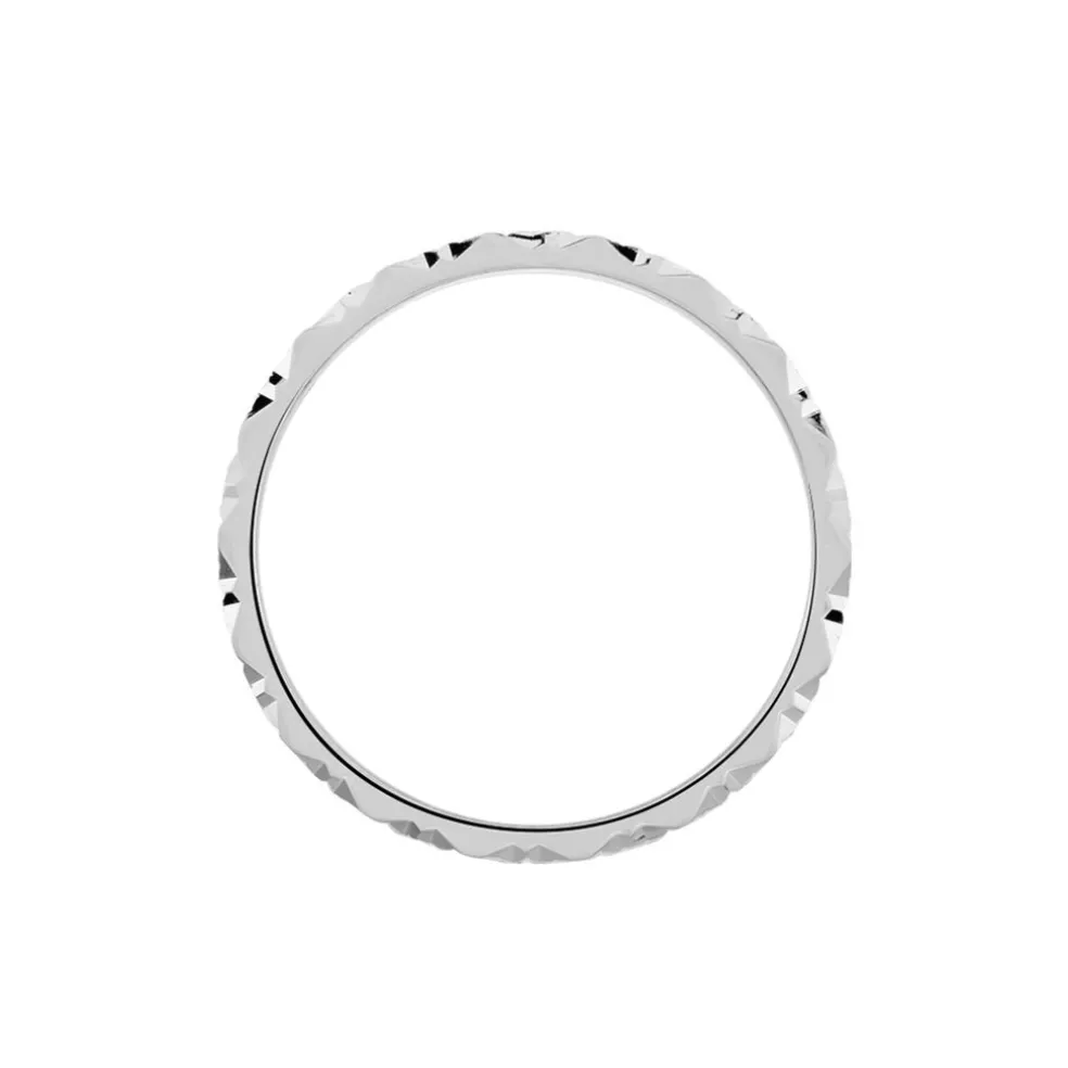 Alliance Marziale Ruban Plat Or Blanc