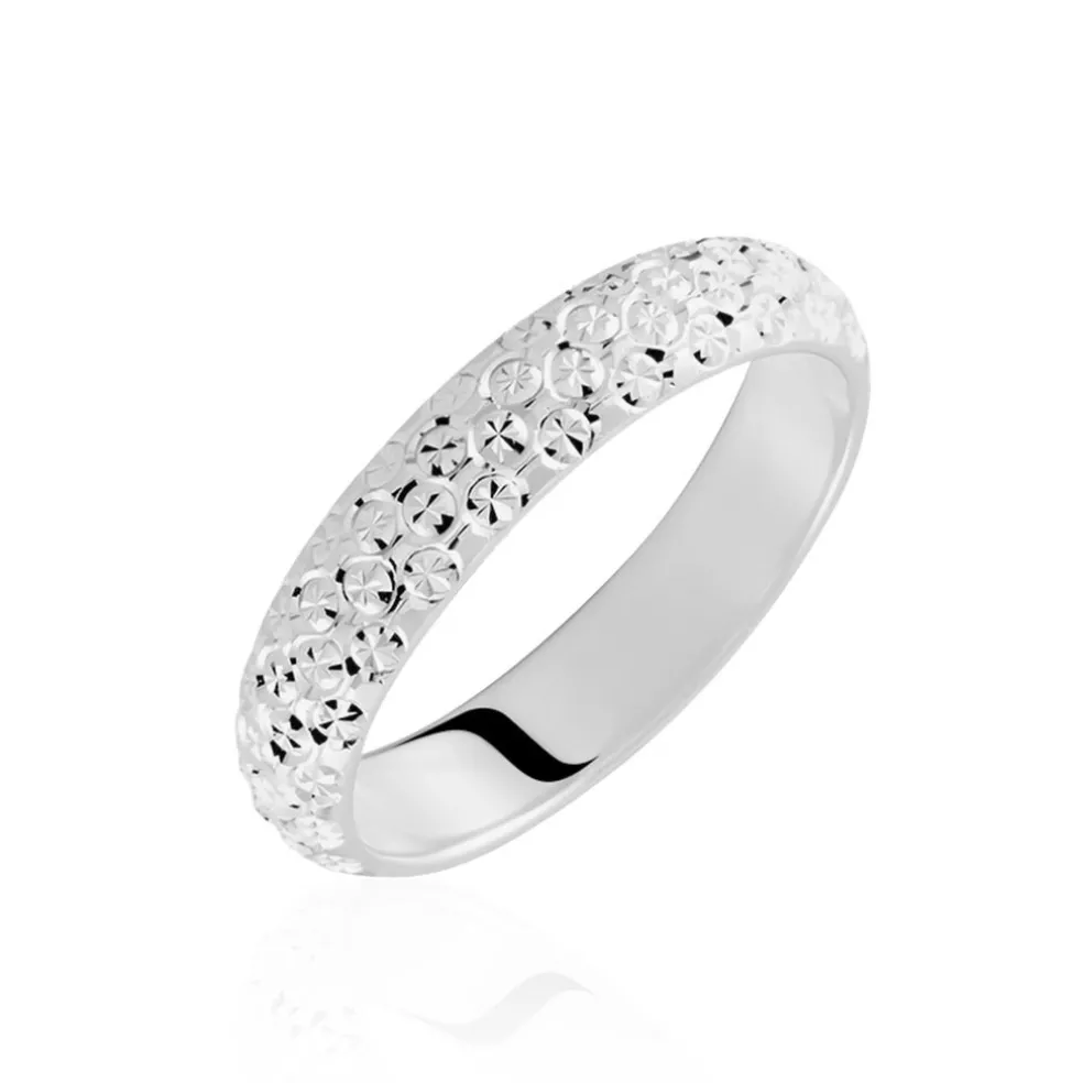 Alliance Mathena Ruban Plat Or Blanc