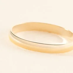 Alliance Meredithe Demi Jonc Classique Or Jaune