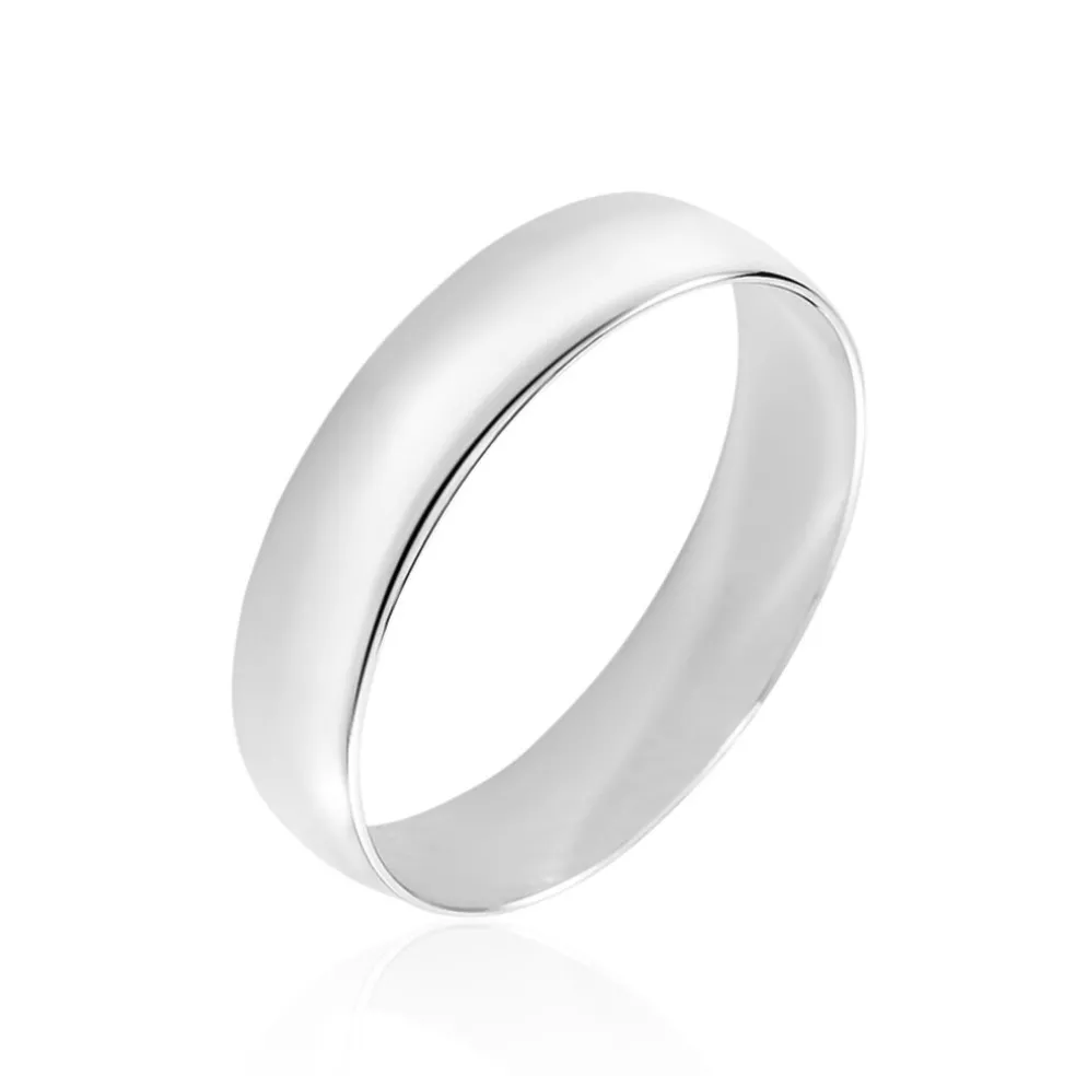 Alliance Meredithe Ruban Plat Or Blanc