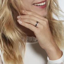 Alliance Navid Ruban Plat Palladium Blanc