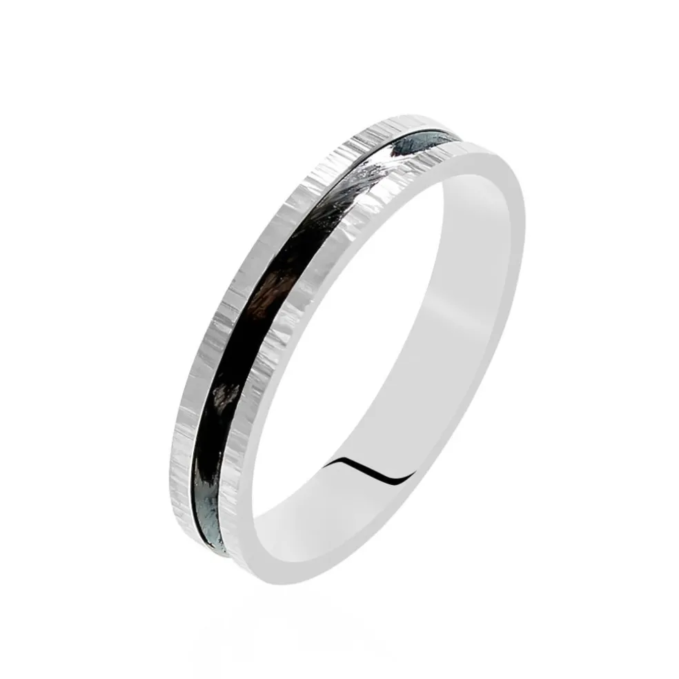 Alliance Navido Ruban Plat Palladium Bicolore