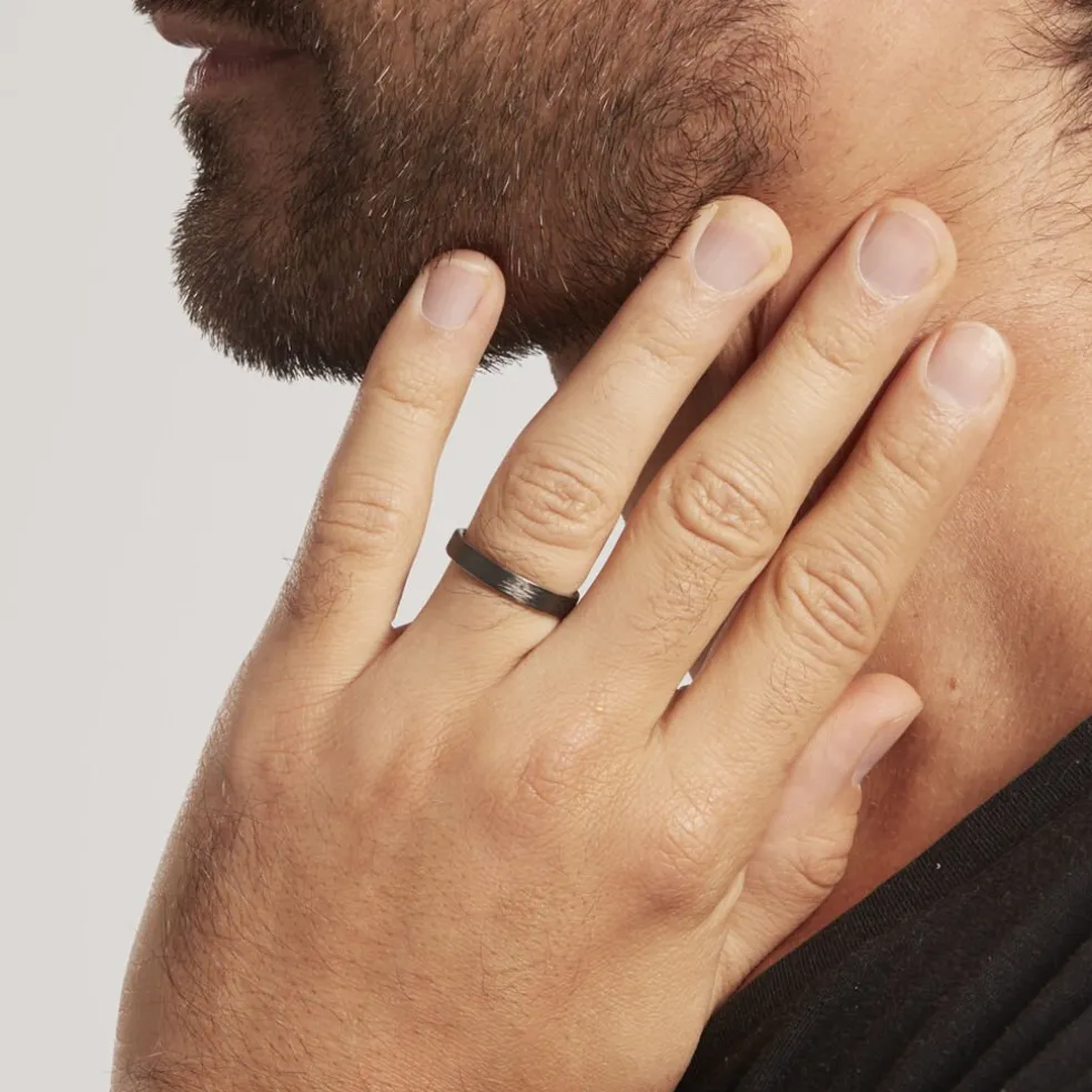 Alliance Nayhan Ruban Plat Titane Blanc