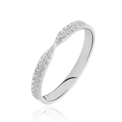 Alliance Or Blanc Diamantee