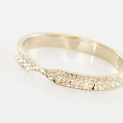 Alliance Or Jaune Diamantee