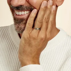 Alliance Padarge Ruban Plat Palladium Blanc