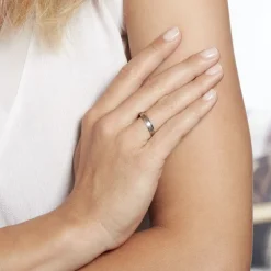 Alliance Phil Ruban Bombé Platine Blanc