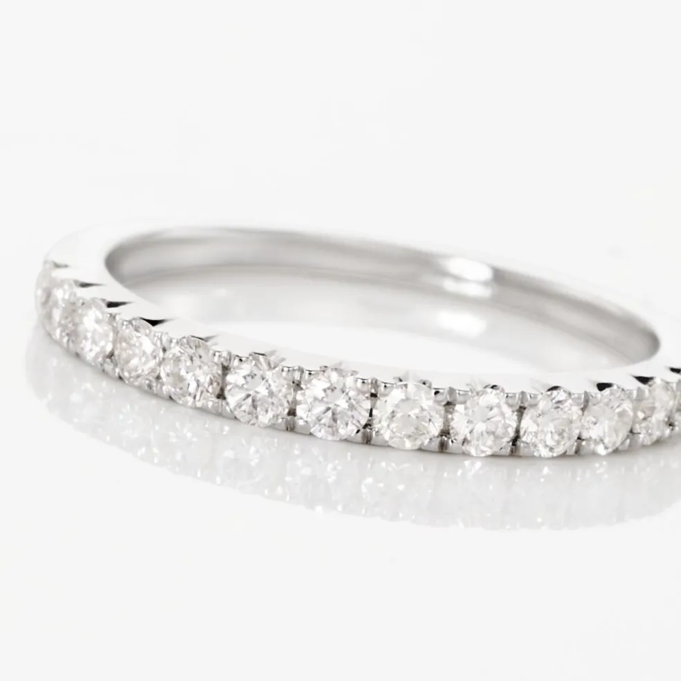 Alliance Pristina Or Blanc Diamant