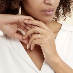 Alliance Pristina Or Blanc Diamant