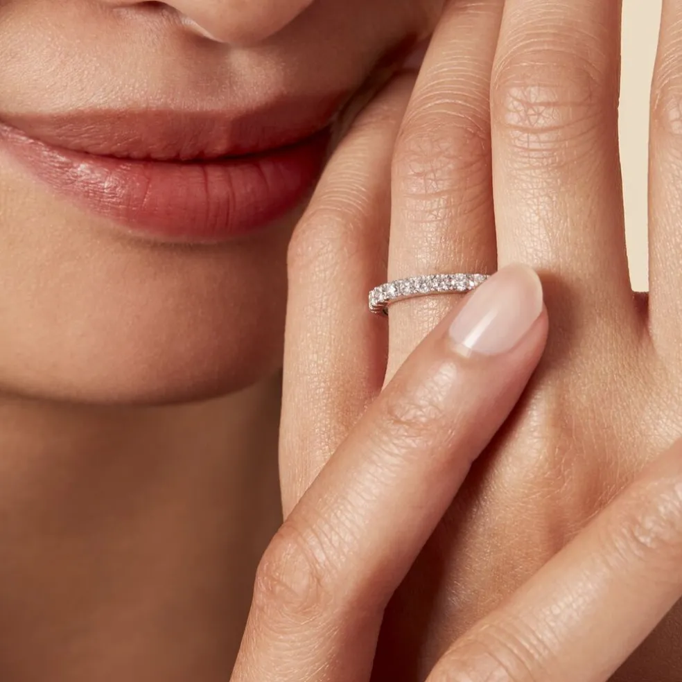 Alliance Pristina Or Blanc Diamant