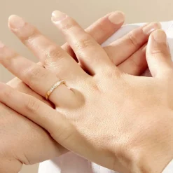 Alliance Rhea Or Jaune Diamant