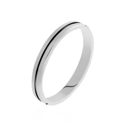 Alliance Rhodium Ruban Plat Palladium Bicolore