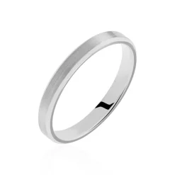 Alliance Rominus Ruban Plat Palladium Blanc