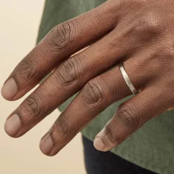 Alliance Rominus Ruban Plat Palladium Blanc