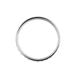 Alliance Satine Diamantee Ruban Plat Or Blanc